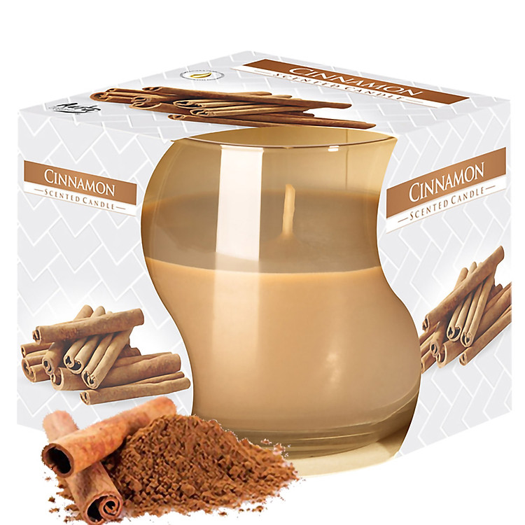 Ly nến thơm tinh dầu Bispol Cinnamon 100g QT024777 - hương quế
