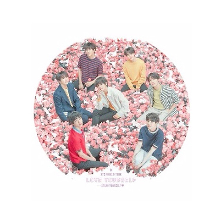 Miếng dán điện thoại Bts nền hoa hồng