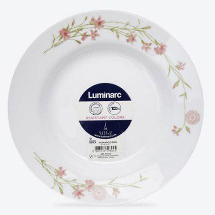Dĩa thủy tinh Luminarc White Essence 22cm