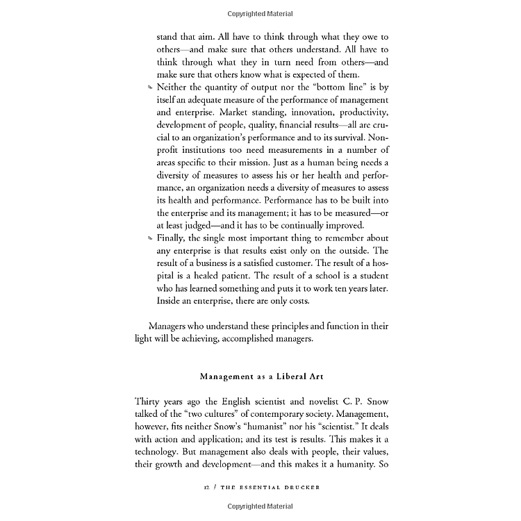 The Essential Drucker: The Best of Sixty Years of Peter Drucker’s Essential Writings on Management