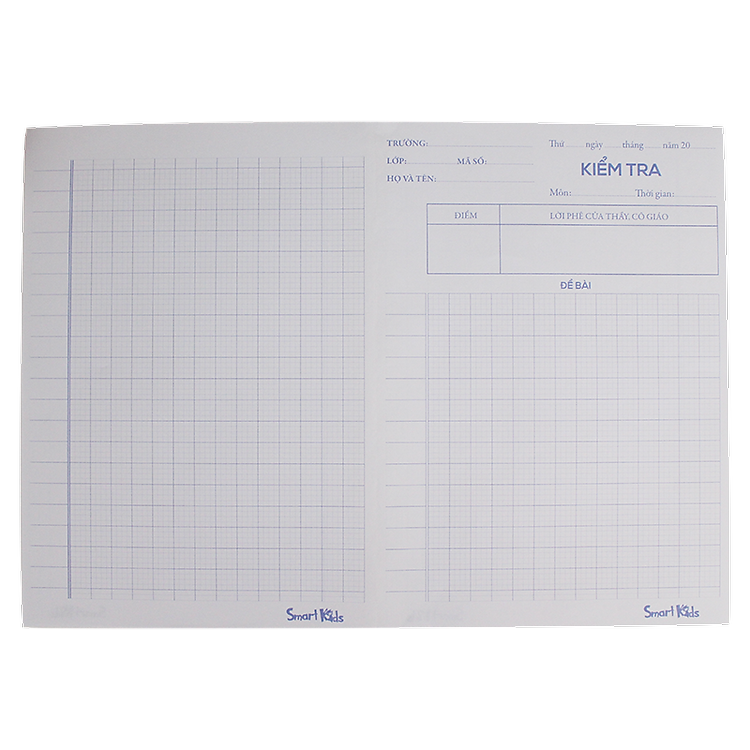 Giấy Kiểm Tra Khổ B5 Kẻ Ngang SK-Ep202 - Ảnh 3