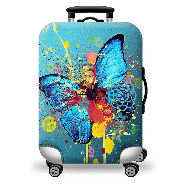 Túi bọc bảo vệ vali -Áo vỏ bọc vali - Zooyoo -Butterfly