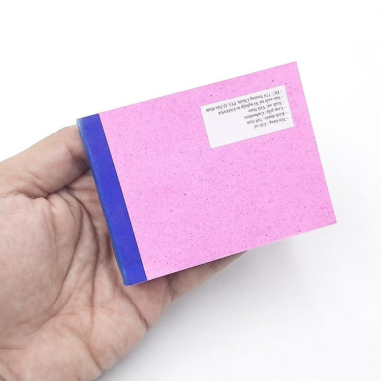 Sổ Cùi Xé 7x9.5cm - Màu Hồng - Ảnh 2