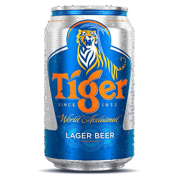 Lon bia Tiger 330ml