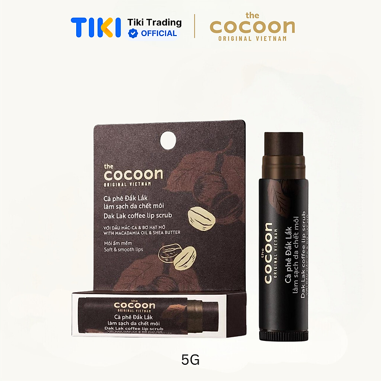 Cà Phê Đăk Lăk Làm Sạch Da Chết Môi Cocoon 5g