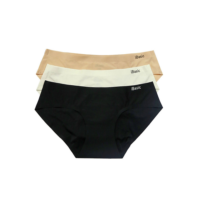 Combo 3 Chiếc Quần Lót Nữ Thời Trang Không Đường May iBasic V188, Mềm Mịn, Thoáng Mát - Hàng Chính Hãng