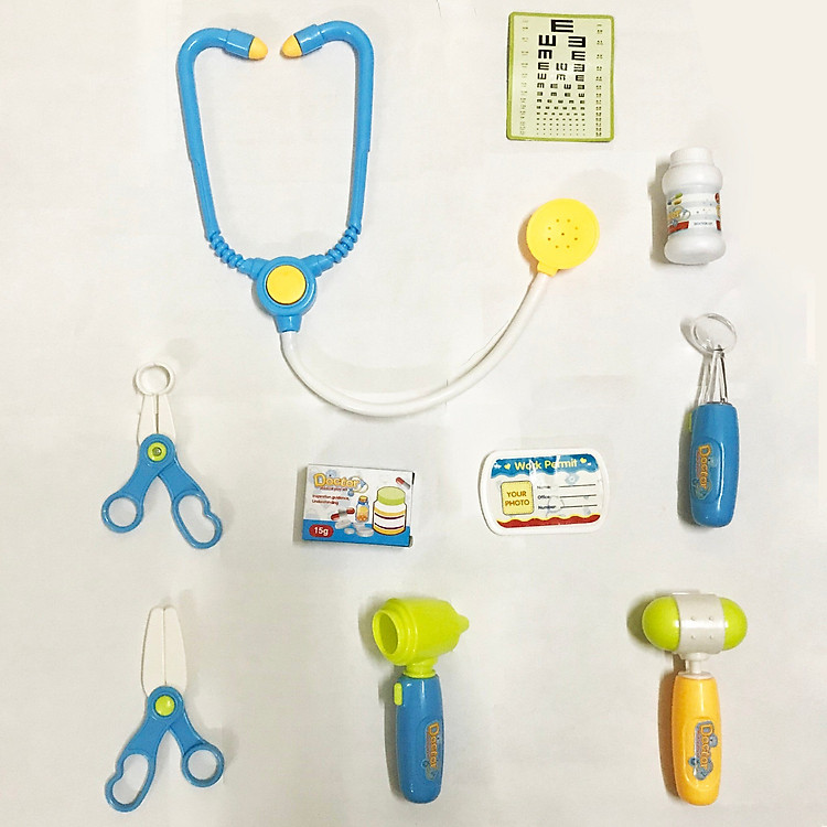 Mua Bộ đồ chơi bác sĩ màu xanh 660-08 Chính hãng Giá tốt - Hình ảnh 3