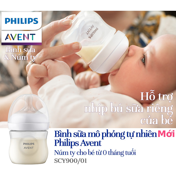 Bình sữa Philips Avent 125ml cho bé Uy tín Tiết kiệm - Hình ảnh 3