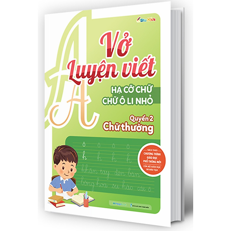 Vở Luyện Viết Hạ Cỡ Chữ Chữ Ô Li Nhỏ – Quyển 2: Chữ Thường