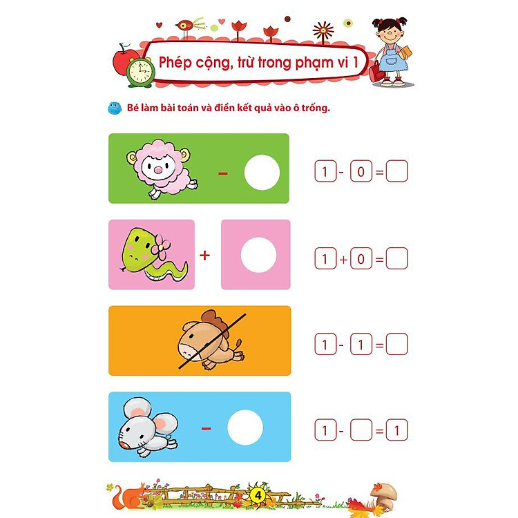 Bé Chuẩn Bị Vào Lớp 1 - Vở Bé Làm Quen Với Toán - Ảnh 4