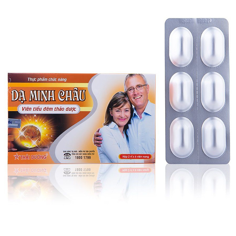 Thực Phẩm bảo vệ sức khỏe DẠ MINH CHÂU bổ thận dương, cố tinh, tan huyết ứ, hỗ trợ giảm đau mỏi lưng, tiểu đêm nhiều lần.