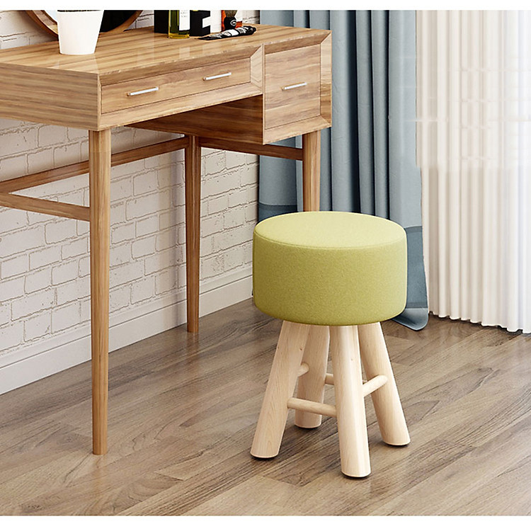 Ghế trang điểm , ghế đôn kích thước 28*28*42 cm (Giao màu ngẫu nhiên)