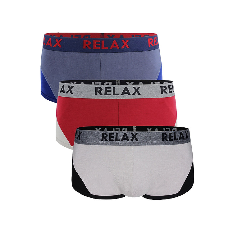 Combo 3 quần lót Relax nam RLTK043 (Màu Ngẫu Nhiên)