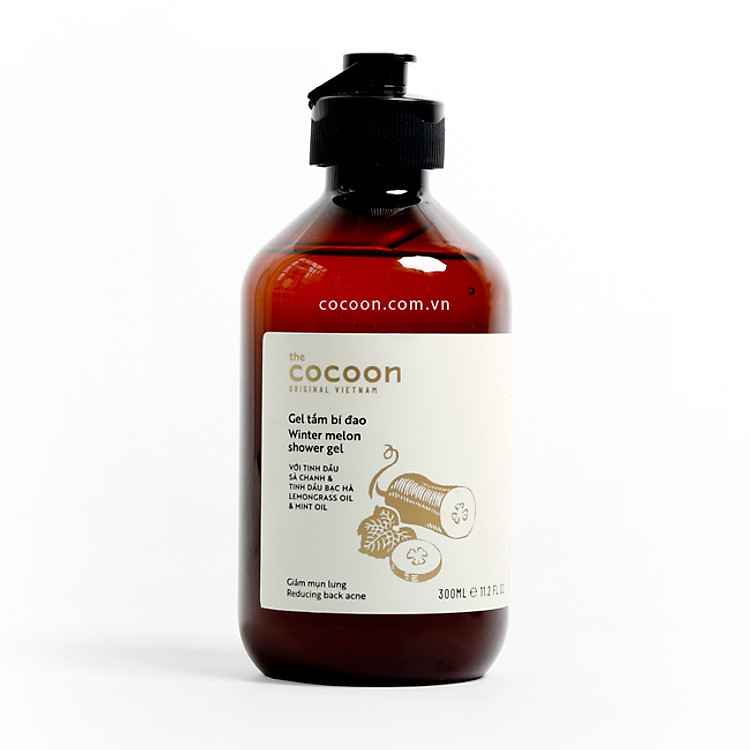 Gel tắm bí đao Cocoon 300ml (winter melon shower gel)