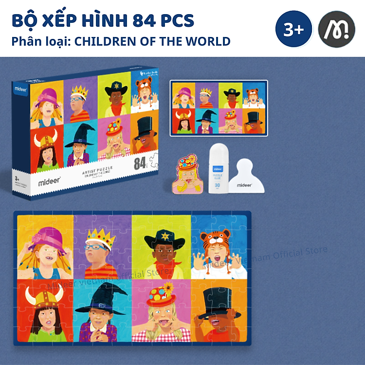 Đồ Chơi Xếp Hình Mideer 84PCS Chính hãng Ưu đãi - Hình ảnh 4