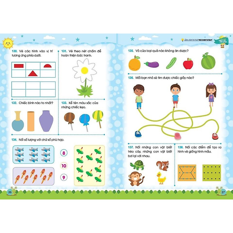 RÈN LUYỆN NÃO TRÁI, NÃO PHẢI - Sân Chơi Trí Tuệ: Trò Chơi Tư Duy - Dành cho trẻ 3-6 tuổi - Ảnh 5