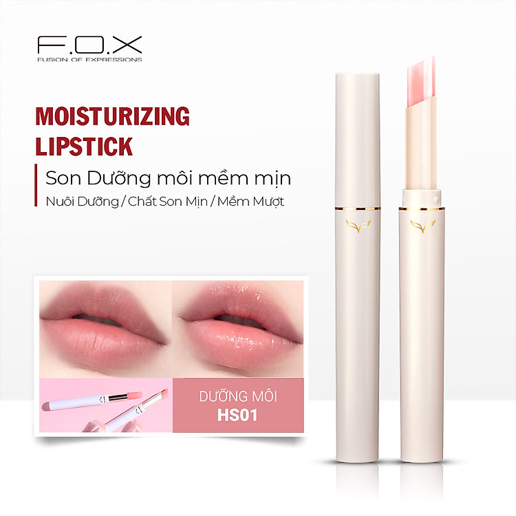 Son Dưỡng Môi Mềm Mịn FOX Moisturizing Lipstick 2.4g