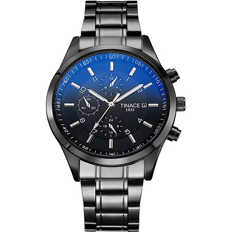 Đồng Hồ Nam Thể Thao Tinace Tn3M1 Dây Thép Đen Mặt Đổi Màu Thời Thượng
