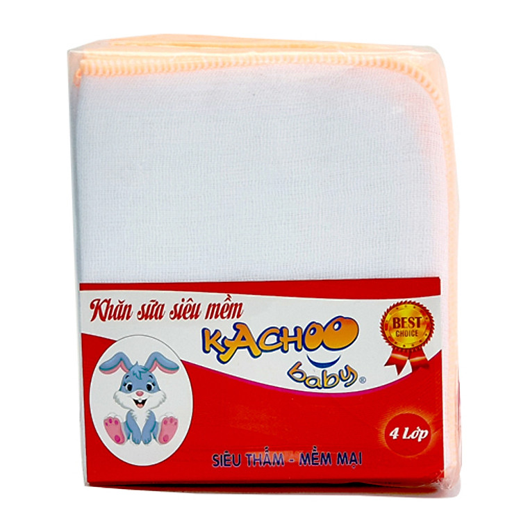 Khăn sữa KACHOOBABY 4 lớp mềm mại Chính hãng Tiết kiệm - Hình ảnh 5
