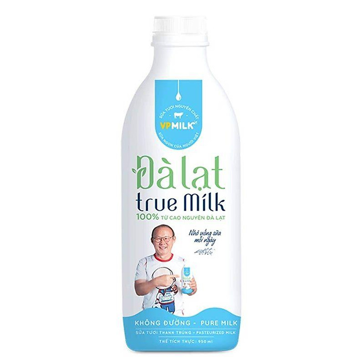 Sữa Thanh Trùng VPMilk Đà Lạt Fresh Milk 950ML - 8936203350104