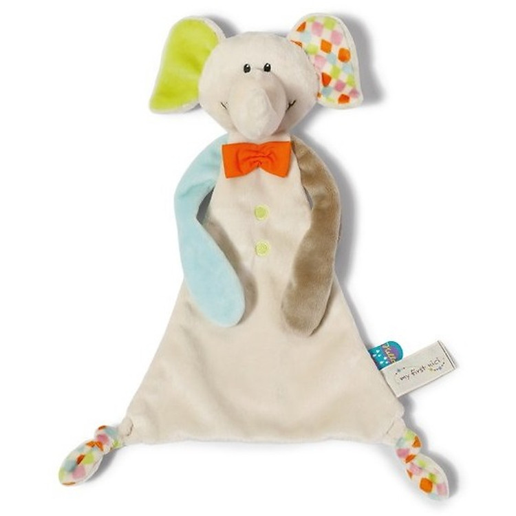 Khăn Ghiền Thú Bông 25cm My Frist Nici Voi Con Cho Bé Sơ Sinh 39714