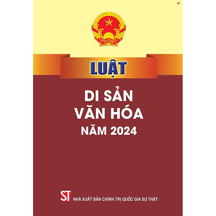 Luật Di Sản Văn Hóa 2024 – Bản In 2025