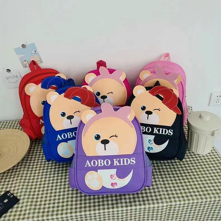 Balo Cho Bé ️Free Ship ️Balo Hình Con Gấu Ngộ Nghĩnh Cho Bé Mầm Non.