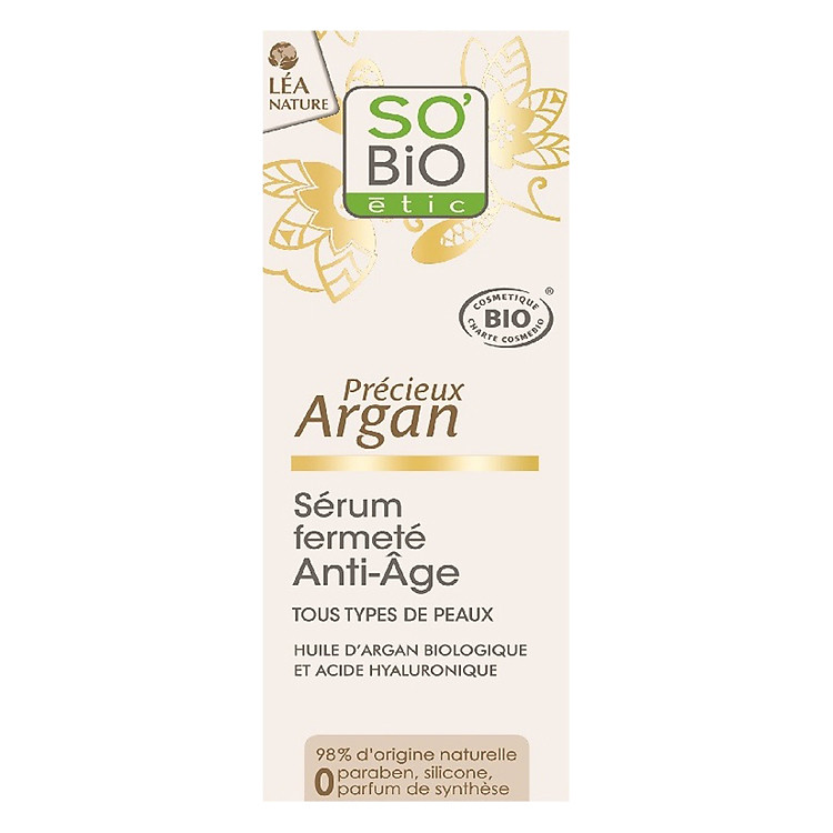 Tinh Chất Chống Nhăn Hữu Cơ Với Tinh Dầu Argan So'Bio Etic (30ml)
