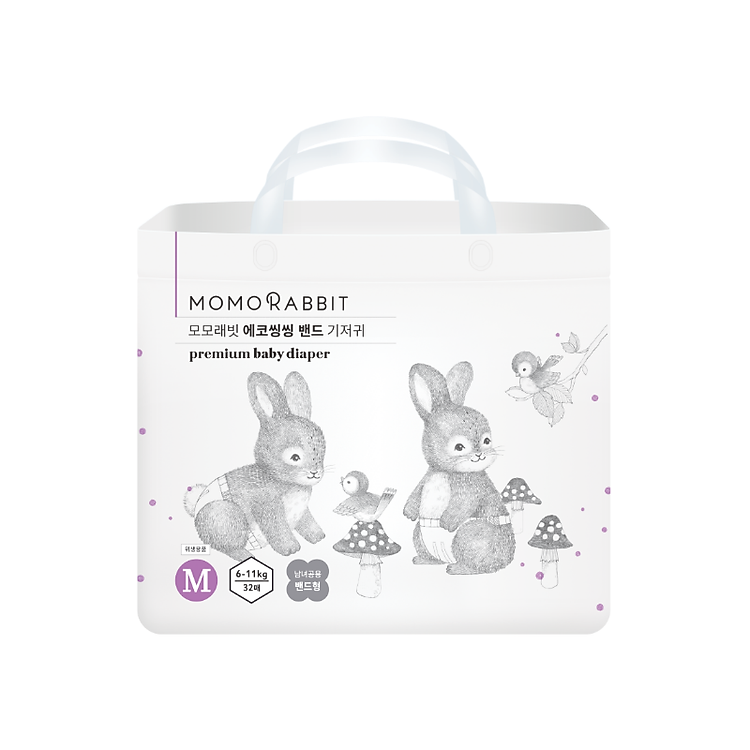 Mua Bỉm dán Momo Rabbit size M Chính hãng Ưu đãi - Hình ảnh 2