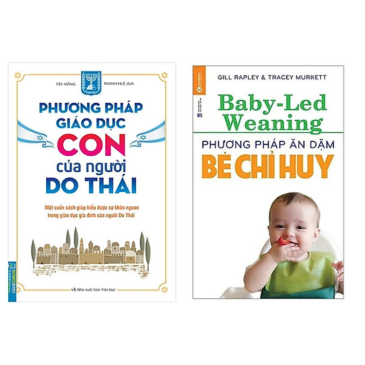 Combo 2Q: Phương Pháp Giáo Dục Con Của Người Do Thái + Phương Pháp Ăn Dặm Bé Chỉ Huy (Baby Led-Weaning) (Tặng Kèm Bookmark Thiết Kế)