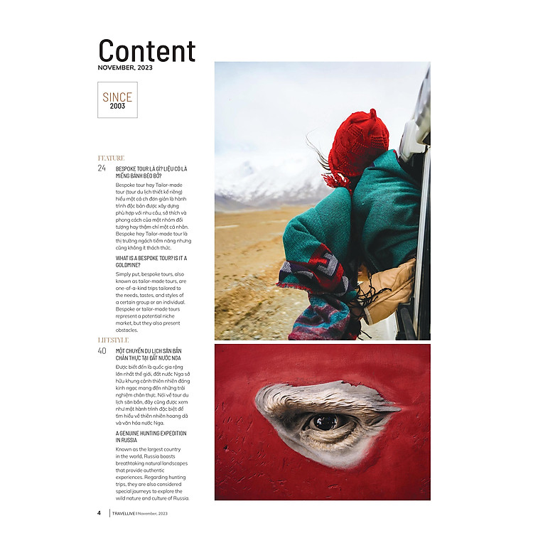 ẤN PHẨM TRAVELLIVE THÁNG 11.2023 - Ảnh 2