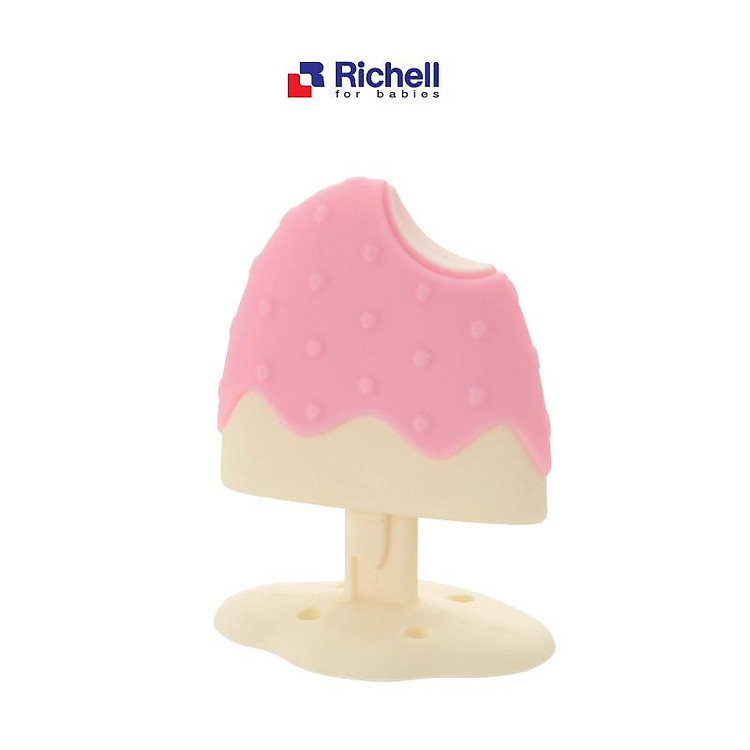 Gặm nướu silicone Richell cho bé Chính hãng Ưu đãi - Hình ảnh 2