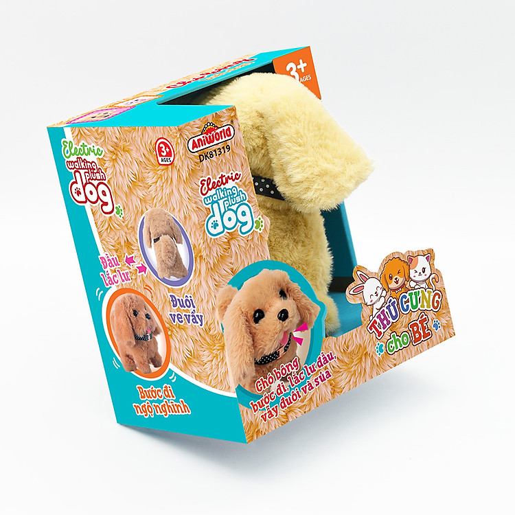 Chó bông biết chạy DK81319 - Duka Chính hãng Tiết kiệm - Hình ảnh 2