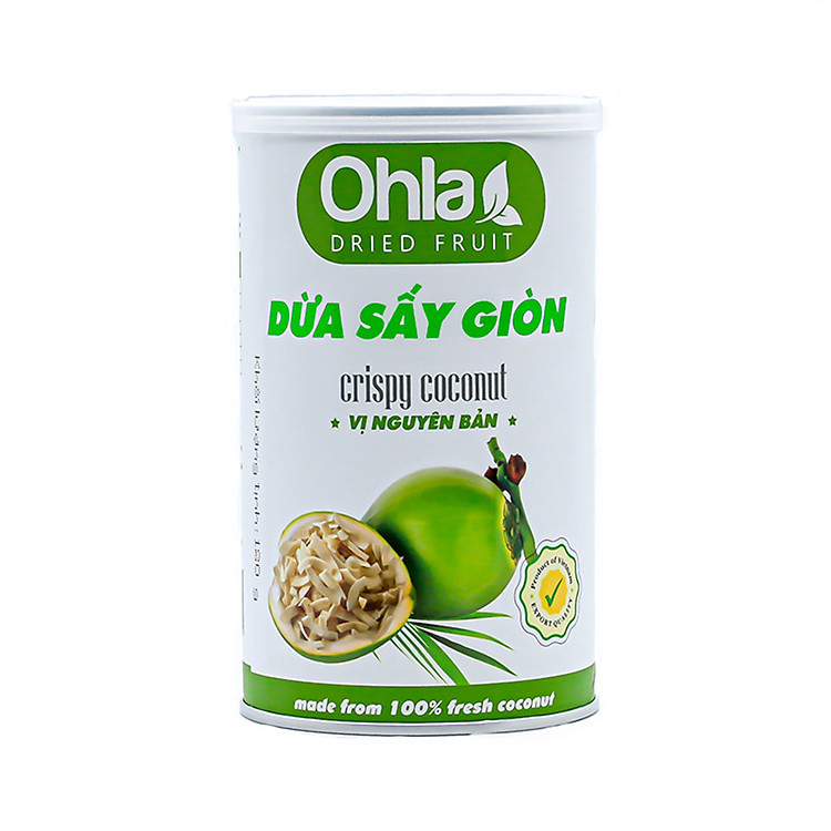 Dừa sấy giòn Ohla - 120 g