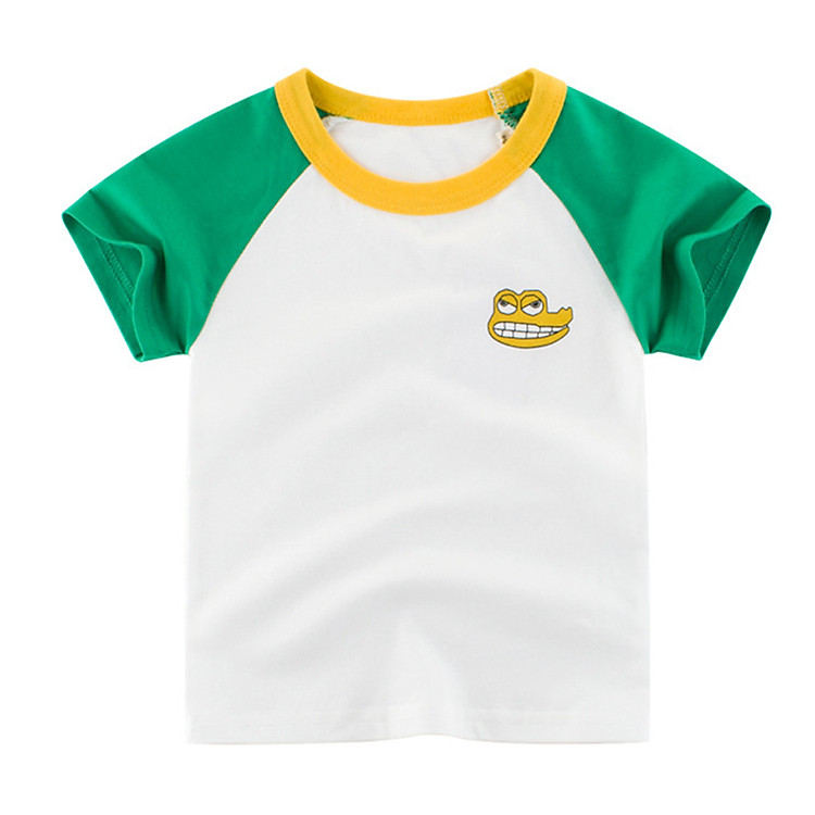 Fun Baby Short Sleeve T-shirt Pure Cotton Cartoon T-shirts Baby Clothing