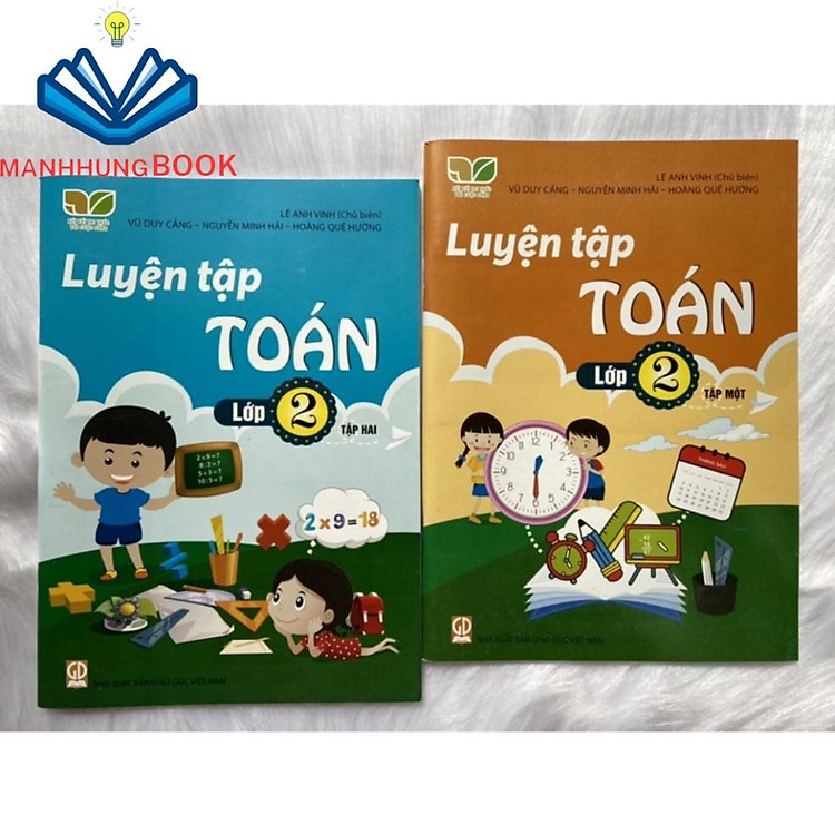 Luyện tập Toán lớp 2 (tập 1 + tập 2)