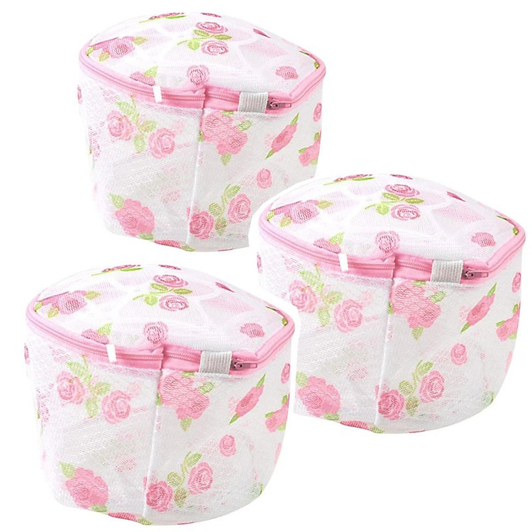 Bộ 03 túi giặt tròn bảo vệ đồ lót