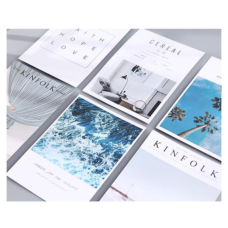 POSTER 2 MẶT CHỤP ẢNH LOOKBOOK TRANG TRÍ SẢN PHẨM 27*20CM