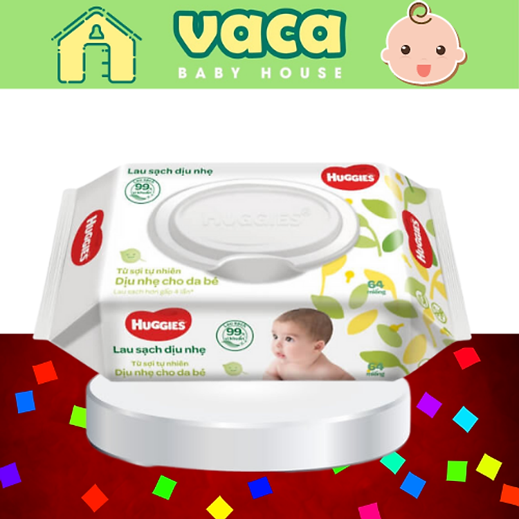 Khăn ướt Huggies không mùi 80 miếng Uy tín Giá tốt - Hình ảnh 5