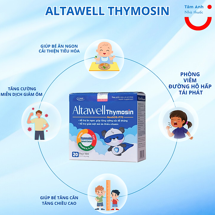 Nơi mua Altawell Thymosin hỗ trợ bé ăn ngon Tin cậy Tiết kiệm - Hình ảnh 3
