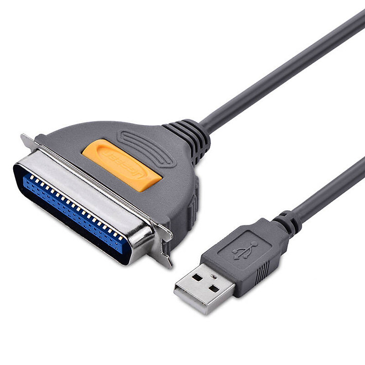 Dây máy in USB sang IEEE1284 Parallel dài 1.8m UGREEN 20225 - Hàng chính hãng