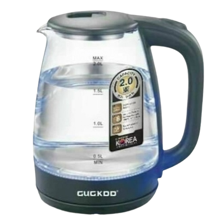 Ấm Siêu Tốc Thủy Tinh Đèn LED 2 Lít GUGKDD GD-ST16 - Màu Ngẫu Nhiên - Hàng Chính Hãng