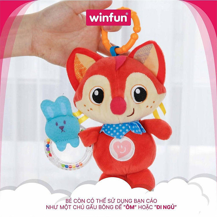 Đồ chơi treo nôi thú bông Winfun Chính hãng Giá tốt - Hình ảnh 3
