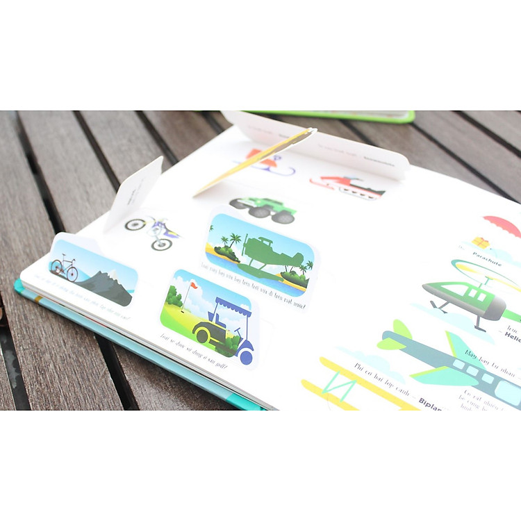 Tương Tác - Lift-The-Flap - Lật Mở Khám Phá - Things That Go - Phương Tiện Giao Thông - Ảnh 4