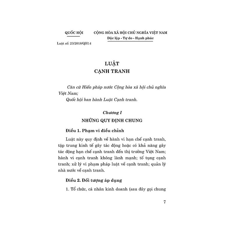 Luật Cạnh Tranh (hiện hành) bản in 2024 - Ảnh 5