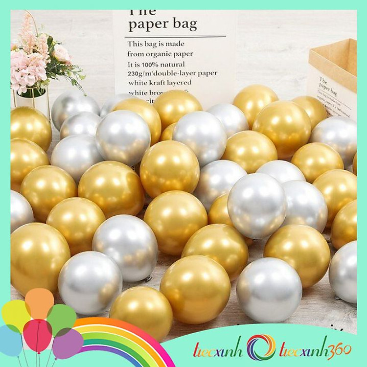 Bóng Bóng Trang Trí Tiệc Chrome (20 cái) - Ảnh 5