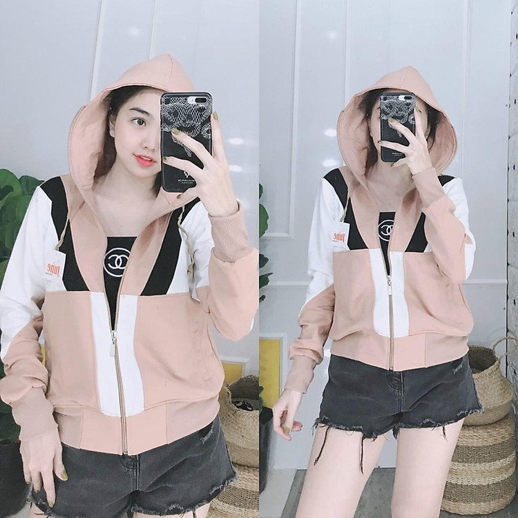 Áo khoác nỉ thun coton da cá chống nắng cao cấp nhiều màu MS01 Freesize 40- 56kg