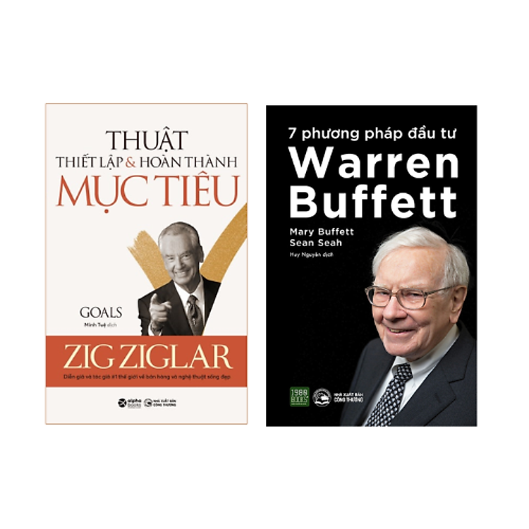 Combo 2 cuốn Kinh Doanh: Goals - Thuật Thiết Lập & Hoàn Thành Mục Tiêu + 7 Phương Pháp Đầu Tư Warren Buffet