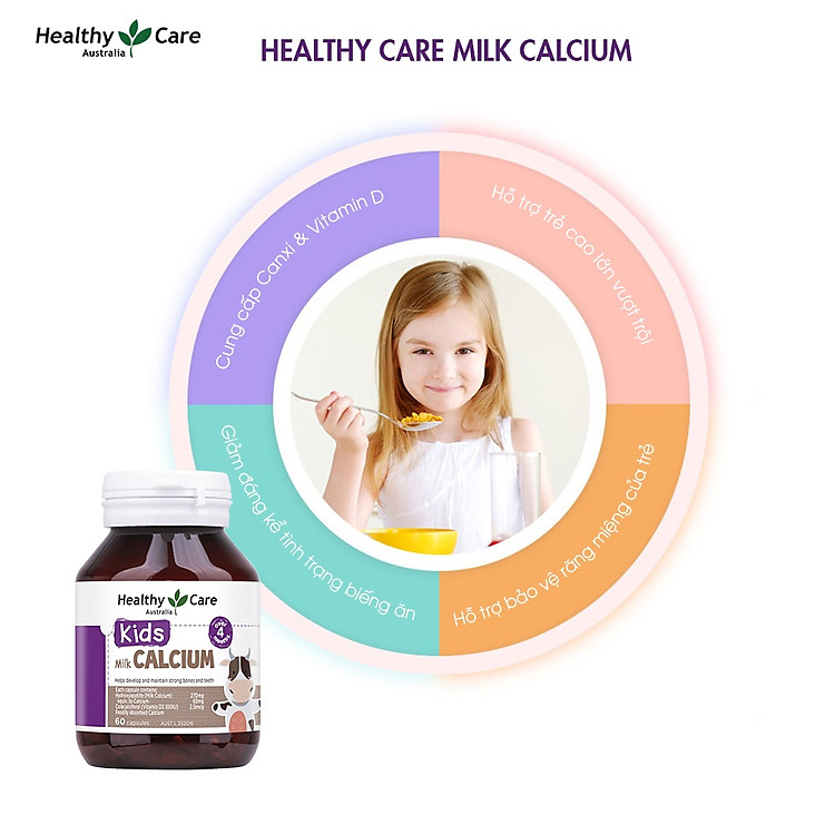 Canxi Healthy Care Kids: Hỗ Trợ Tăng Trưởng Chiều Cao - Hình ảnh 5