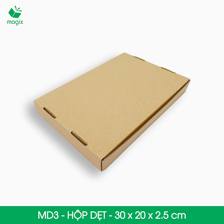 Hộp Carton Trơn MD3 30x20x2.5cm (100 thùng) - Ảnh 6